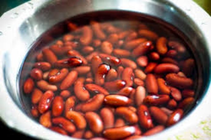 soak rajma
