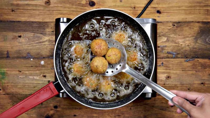 Fried Corn Cheese Balls