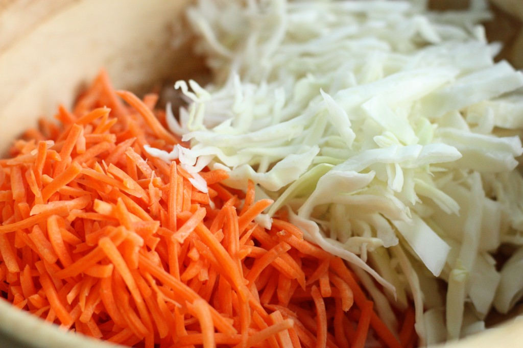 Grated Carrot and Cabbage