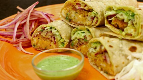 Veg kathi roll