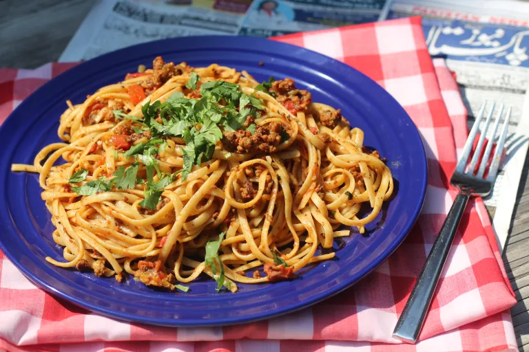 Chicken Keema Noodles